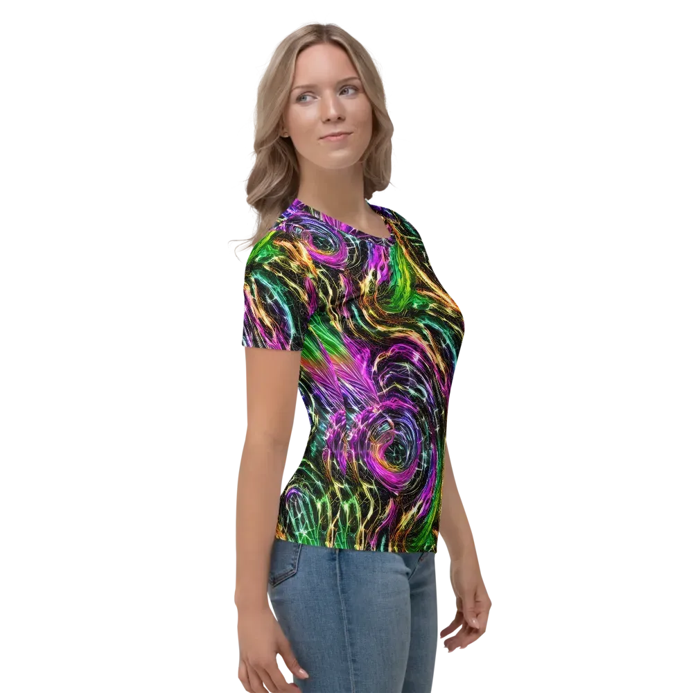 Liquid Riot on Women's Crew Neck T-Shirt — Right