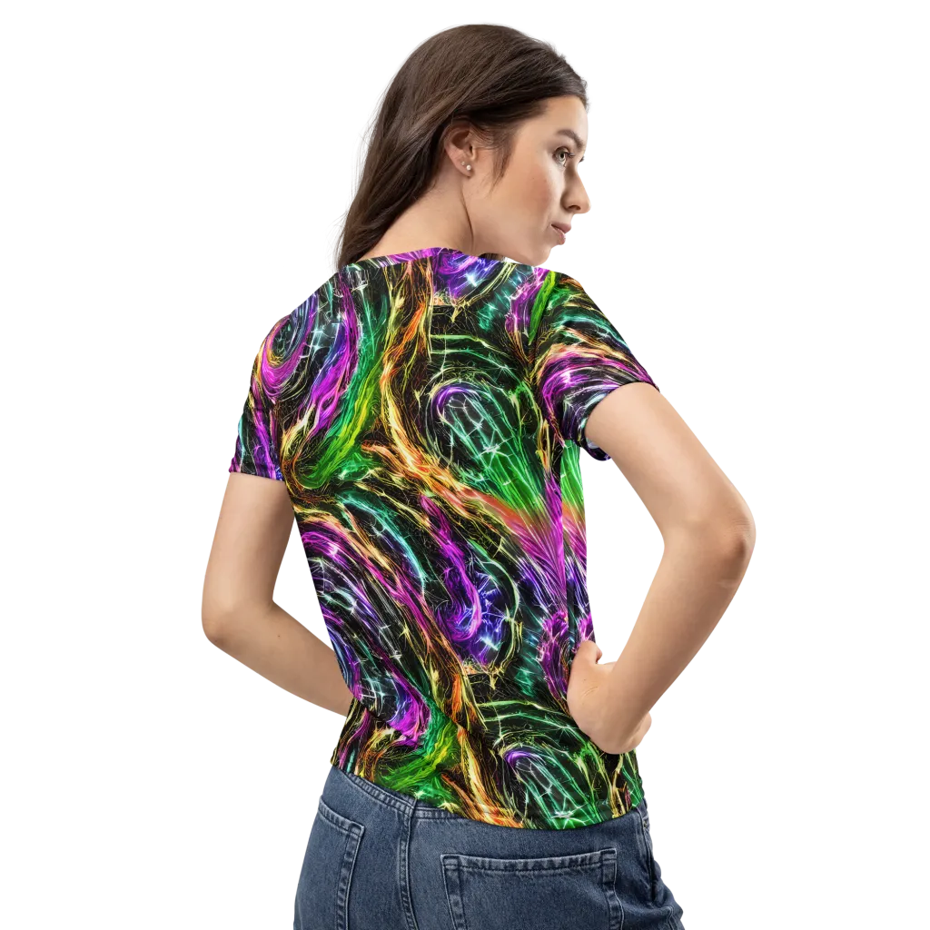 Liquid Riot on Women's Crew Neck T-Shirt — Back