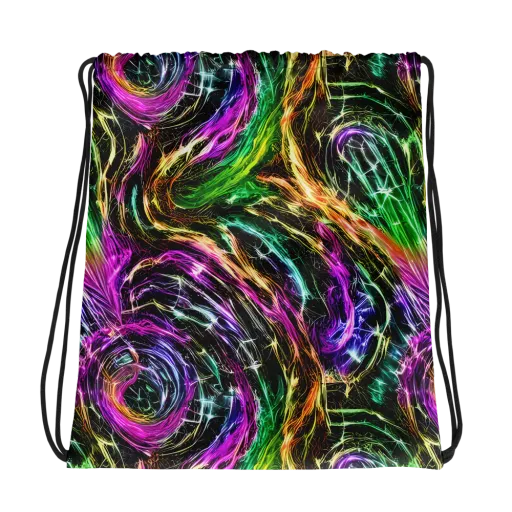 Liquid Riot on a Drawstring Bag