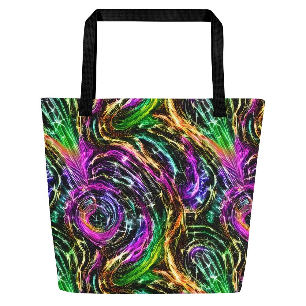 Liquid Riot on Large Tote Bag W/ Pocket — Front