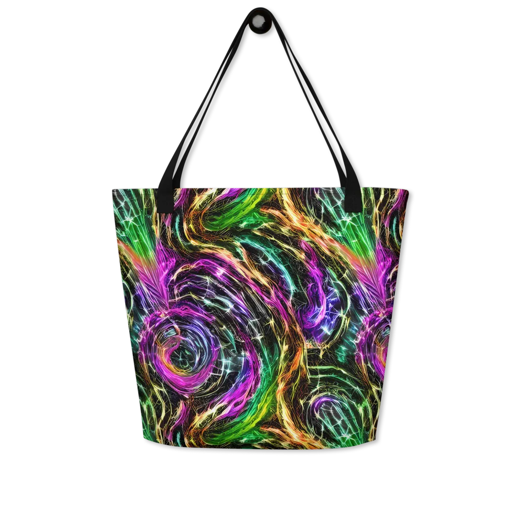Liquid Riot on Large Tote Bag W/ Pocket — Front