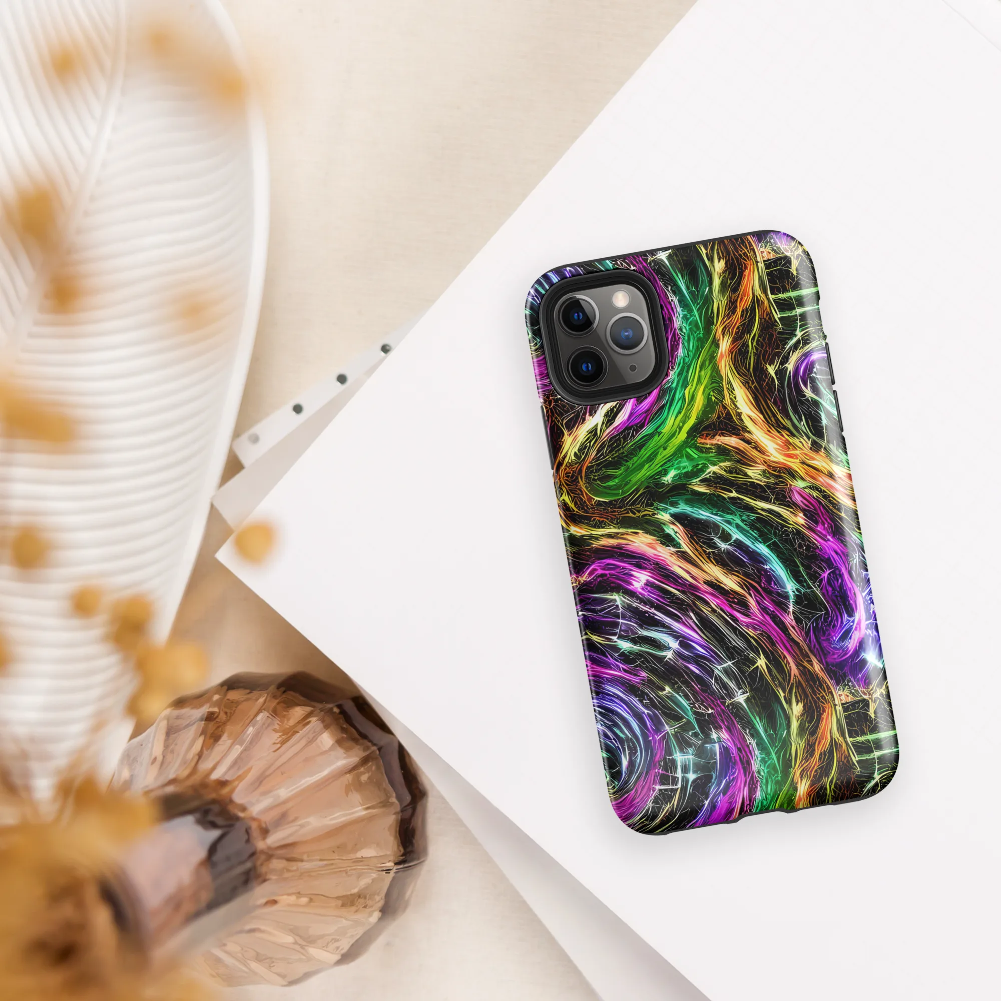 Liquid Riot on Tough Case for iPhone® — Front