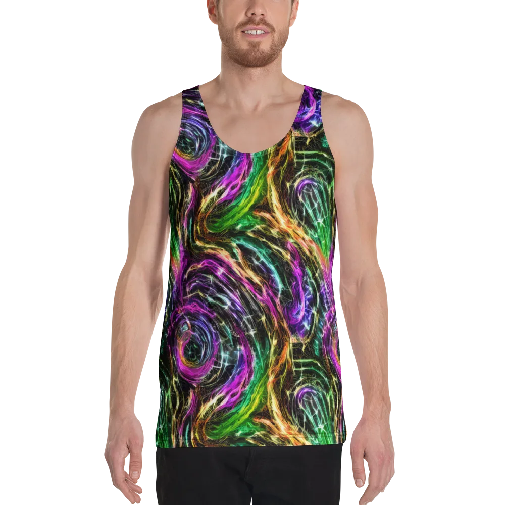 Liquid Riot on Men's Tank Top — Front