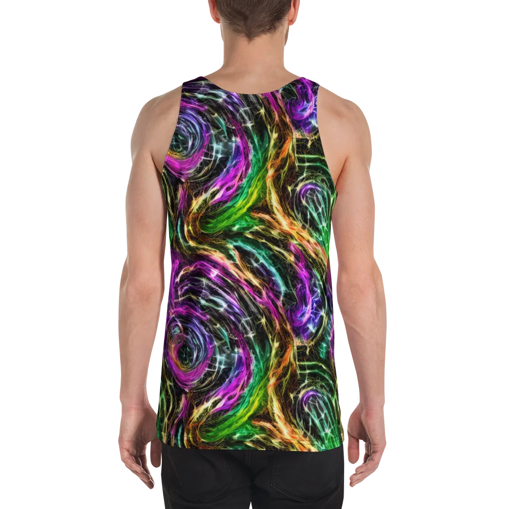 Liquid Riot on Men's Tank Top — Back
