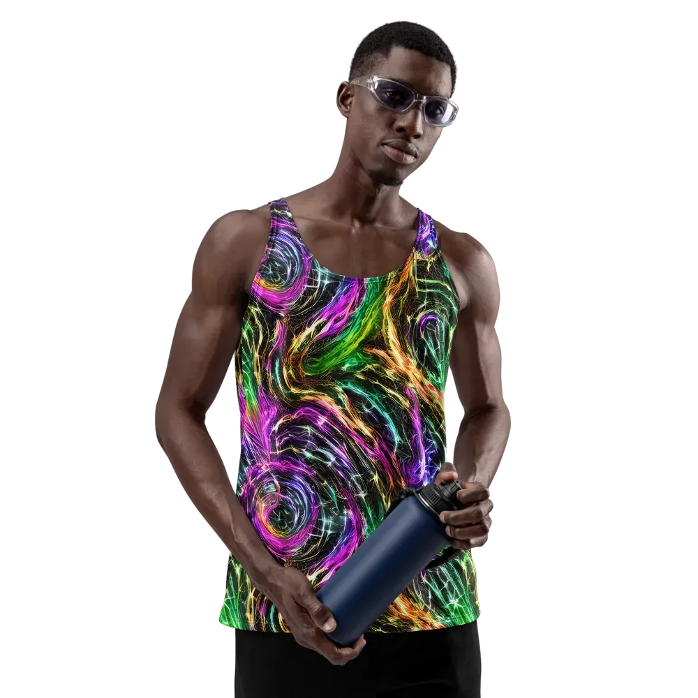 Liquid Riot on Men's Tank Top — Front