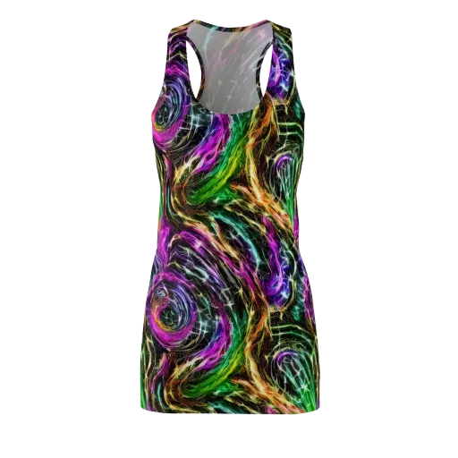 Liquid Riot on a Racerback Dress