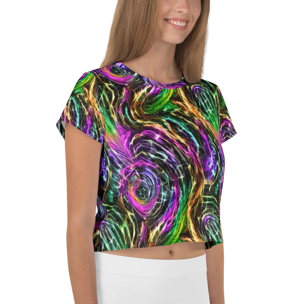 Liquid Riot on Crop Tee — Right