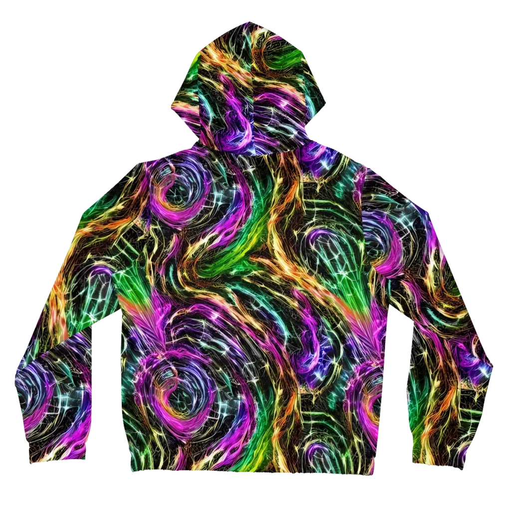 Liquid Riot on Women's Full-Zip Hoodie — Back