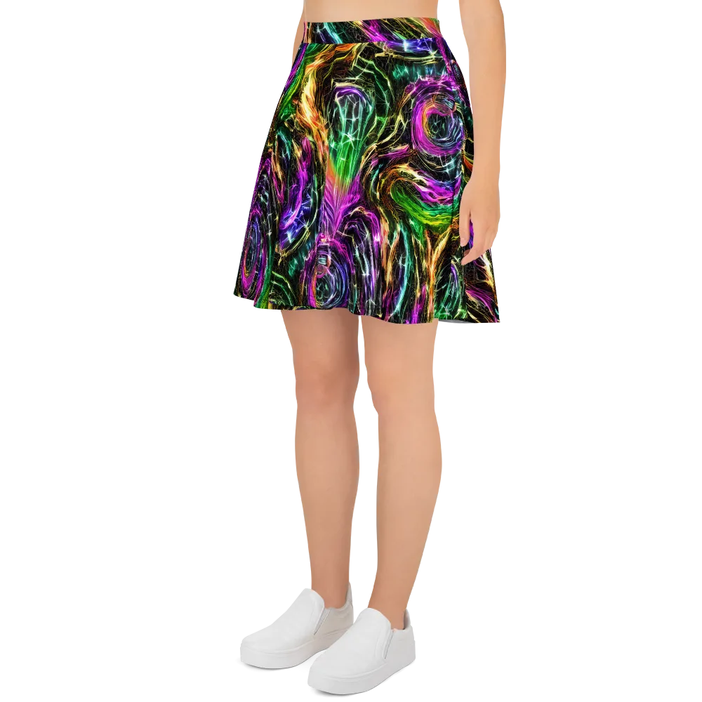 Liquid Riot on Skater Skirt — Left