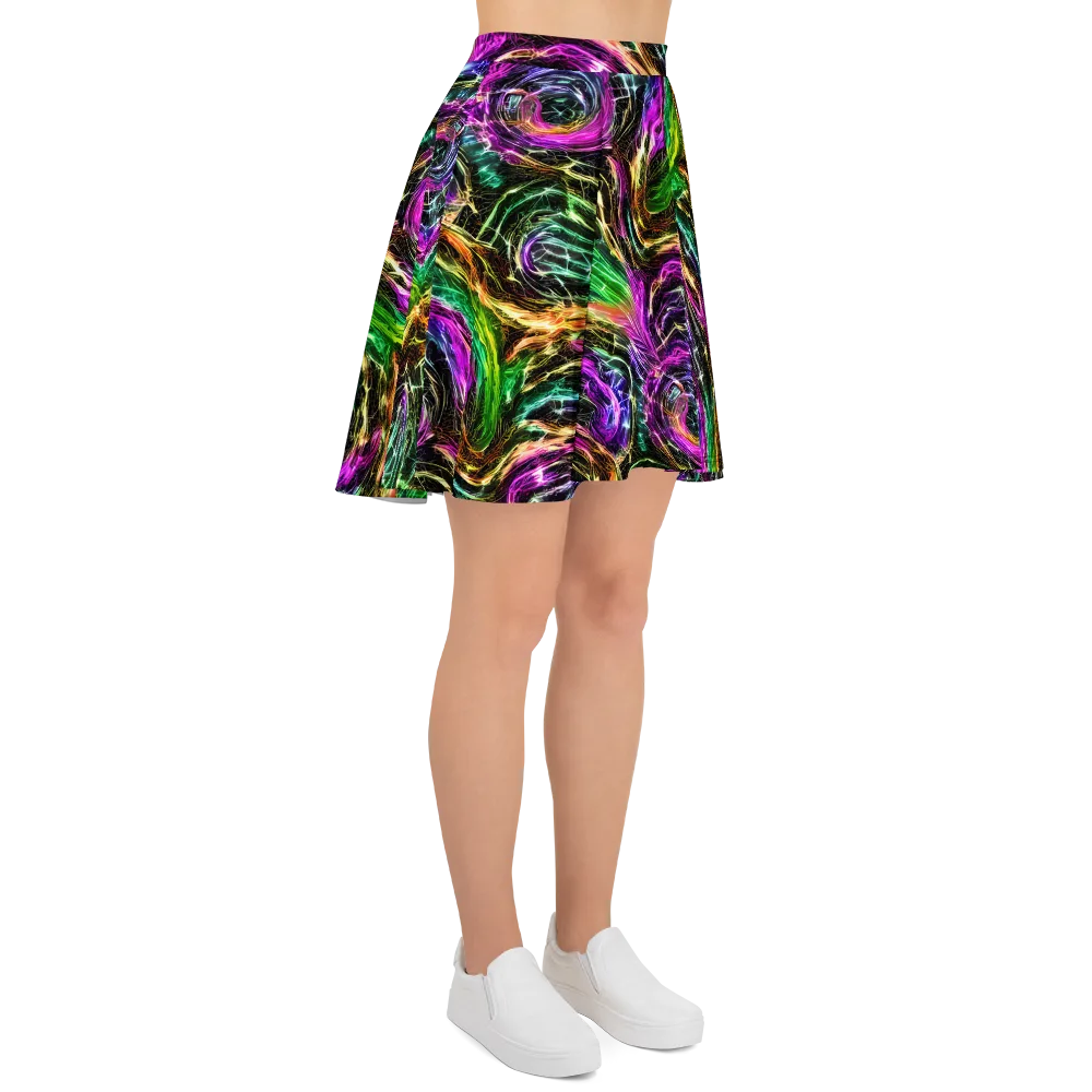Liquid Riot on Skater Skirt — Right