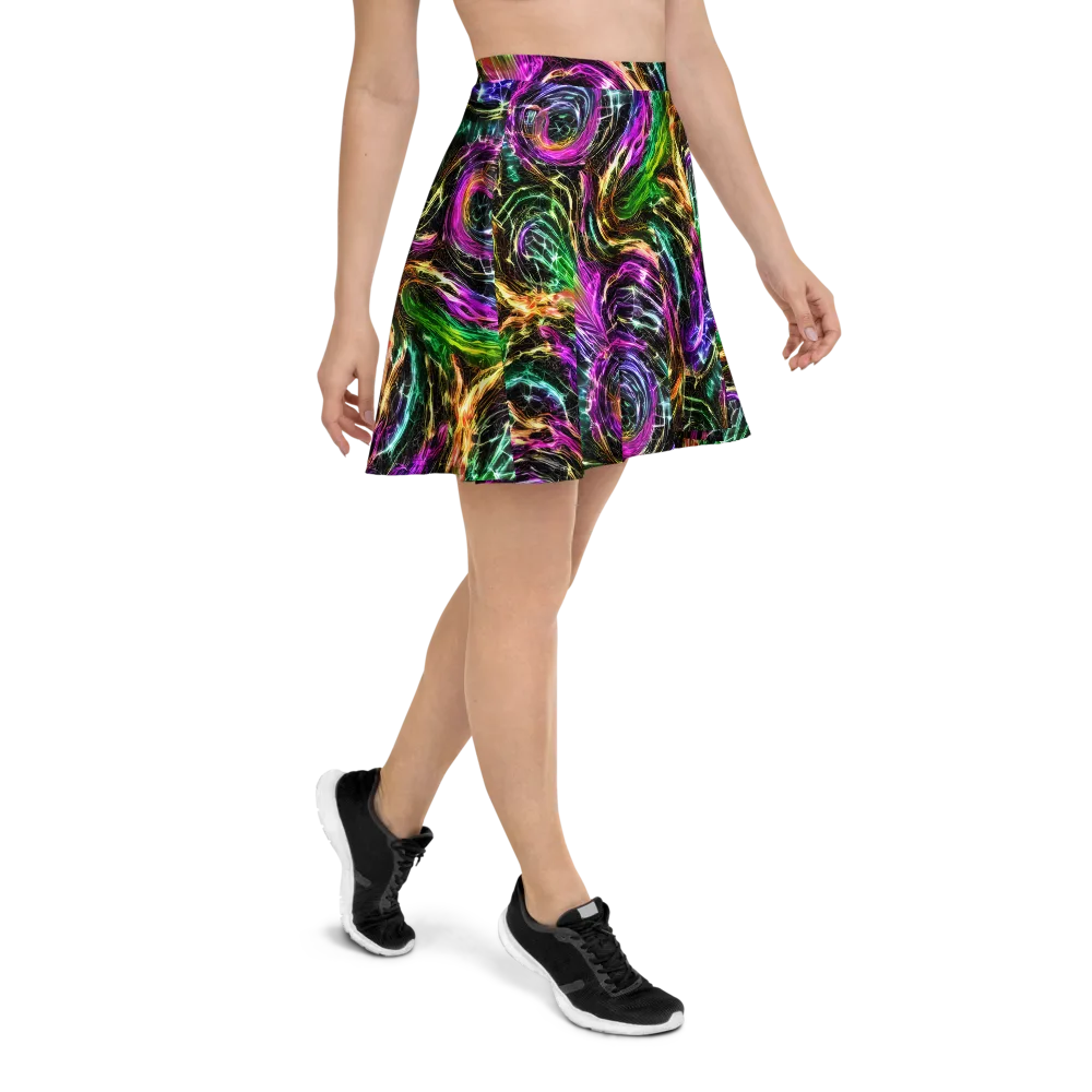 Liquid Riot on Skater Skirt — Right