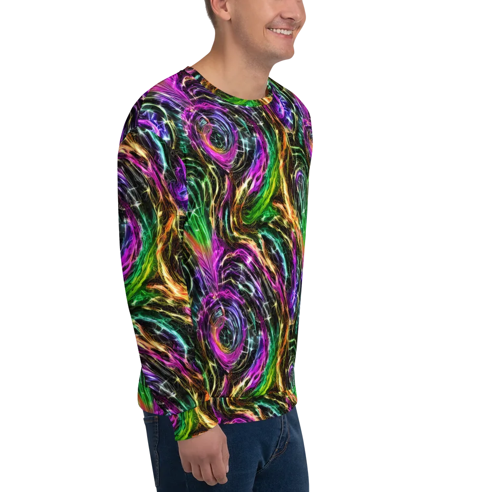 Liquid Riot on Sweatshirt — Right Front