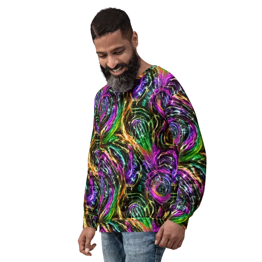 Liquid Riot on Sweatshirt — Left Front