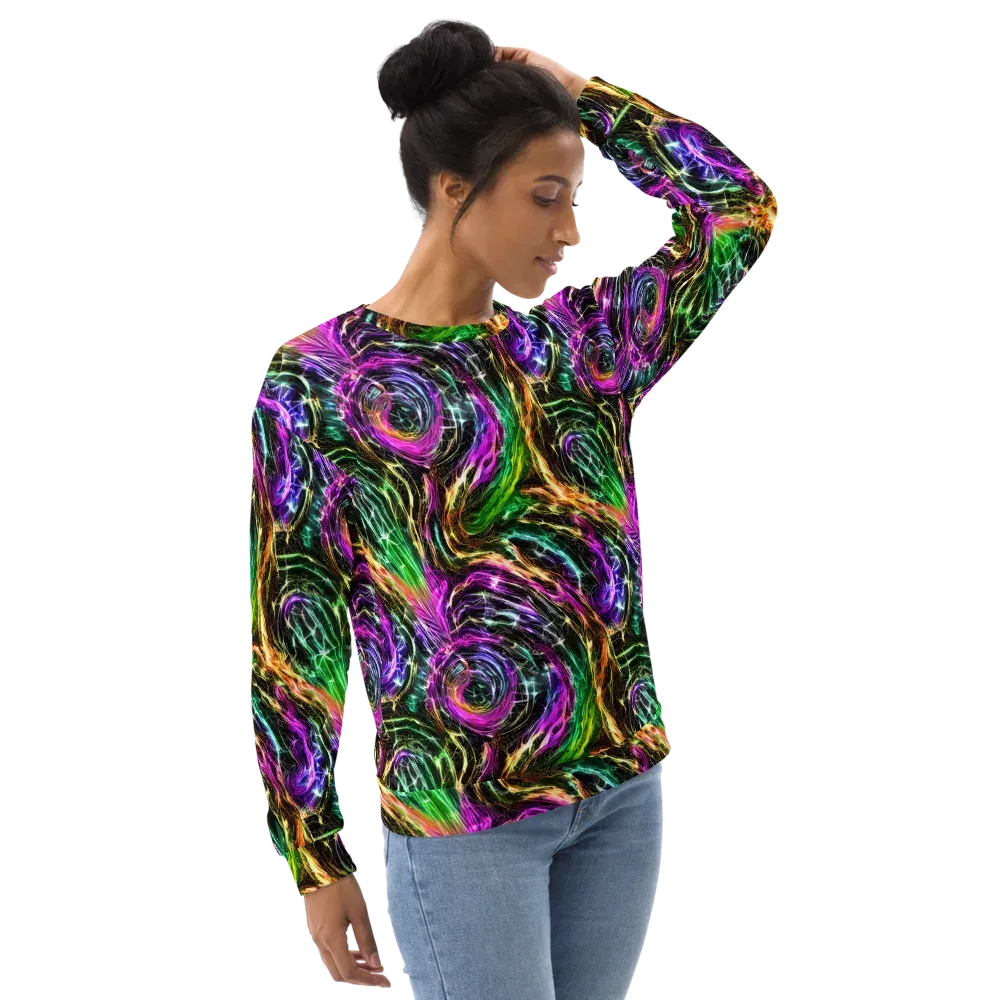 Liquid Riot on Sweatshirt — Right Front