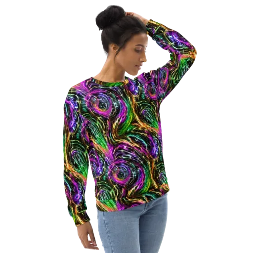 Liquid Riot on a Sweatshirt