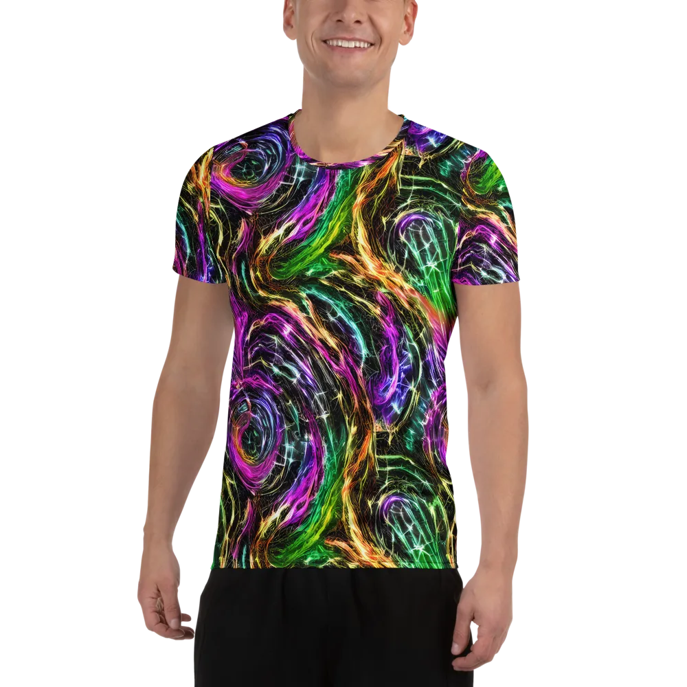 Liquid Riot on Men's Athletic T-Shirt — Front