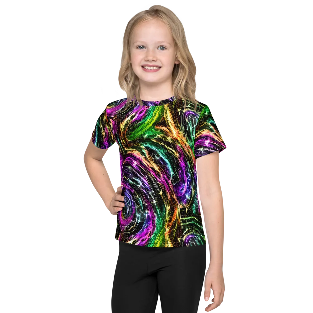 Liquid Riot on Kids Crew Neck T-Shirt — Front