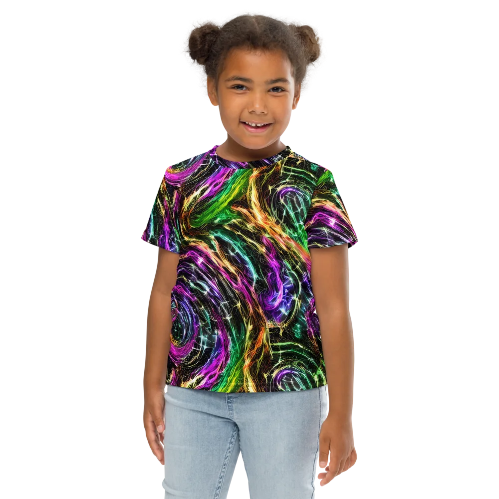 Liquid Riot on Kids Crew Neck T-Shirt — Front