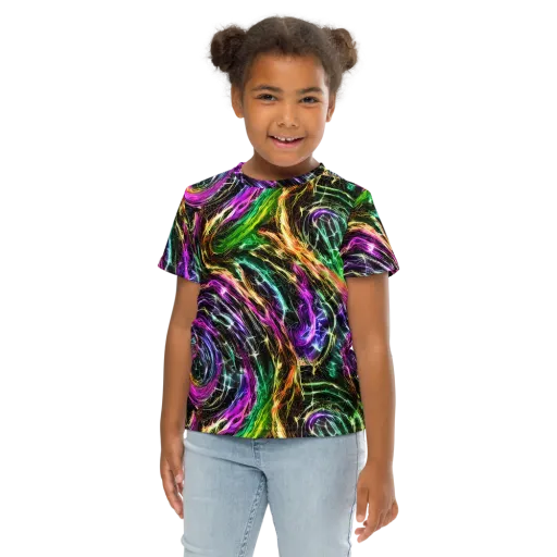 Liquid Riot on a Kids Crew Neck T-Shirt