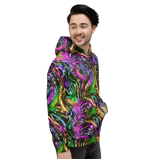 Liquid Riot on a Hoodie