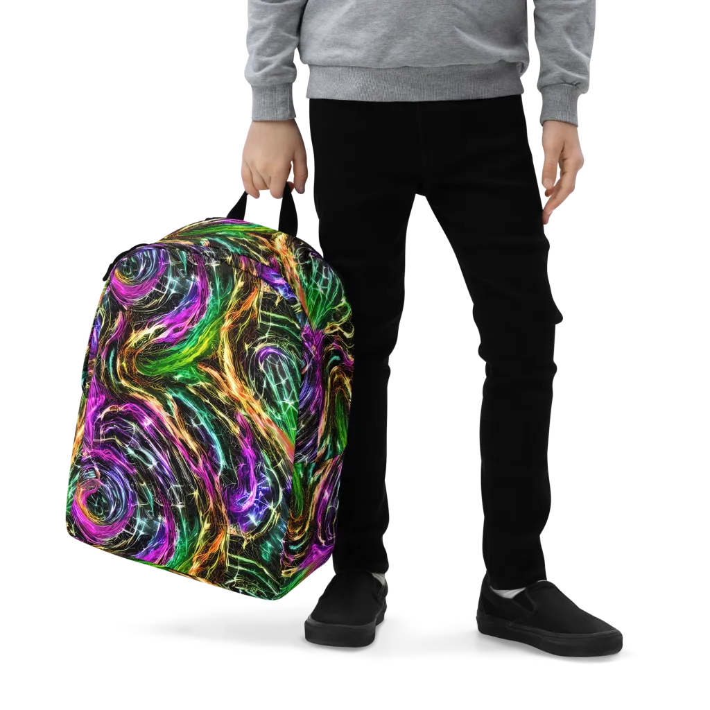 Liquid Riot on Minimalist Backpack — Zoomed-in