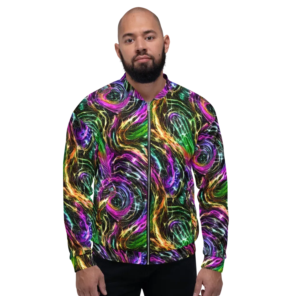 Liquid Riot on Bomber Jacket — Front