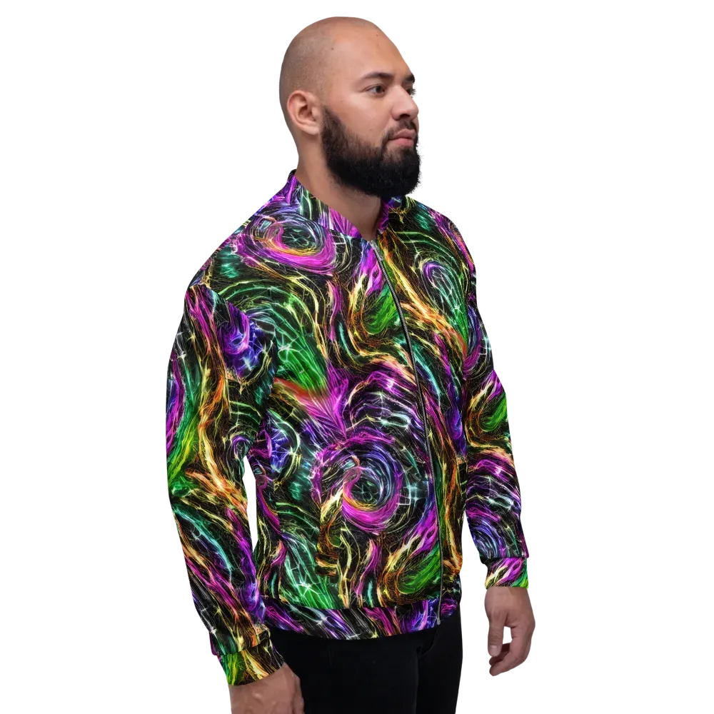 Liquid Riot on Bomber Jacket — Right