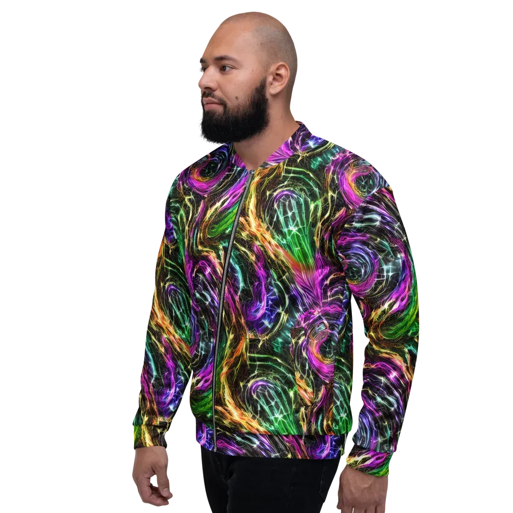 Liquid Riot on Bomber Jacket — Left