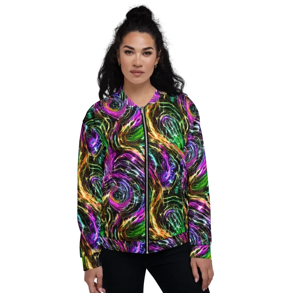 Liquid Riot on Bomber Jacket — Front