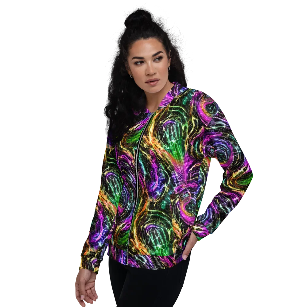 Liquid Riot on Bomber Jacket — Left