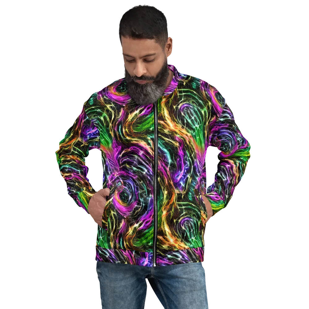 Liquid Riot on Bomber Jacket — Front