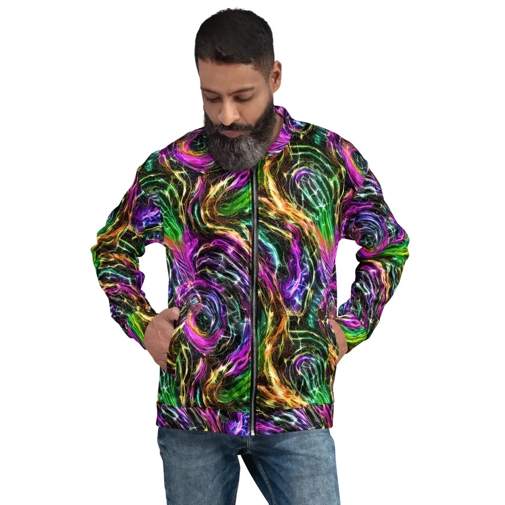 Liquid Riot on Bomber Jacket — Front
