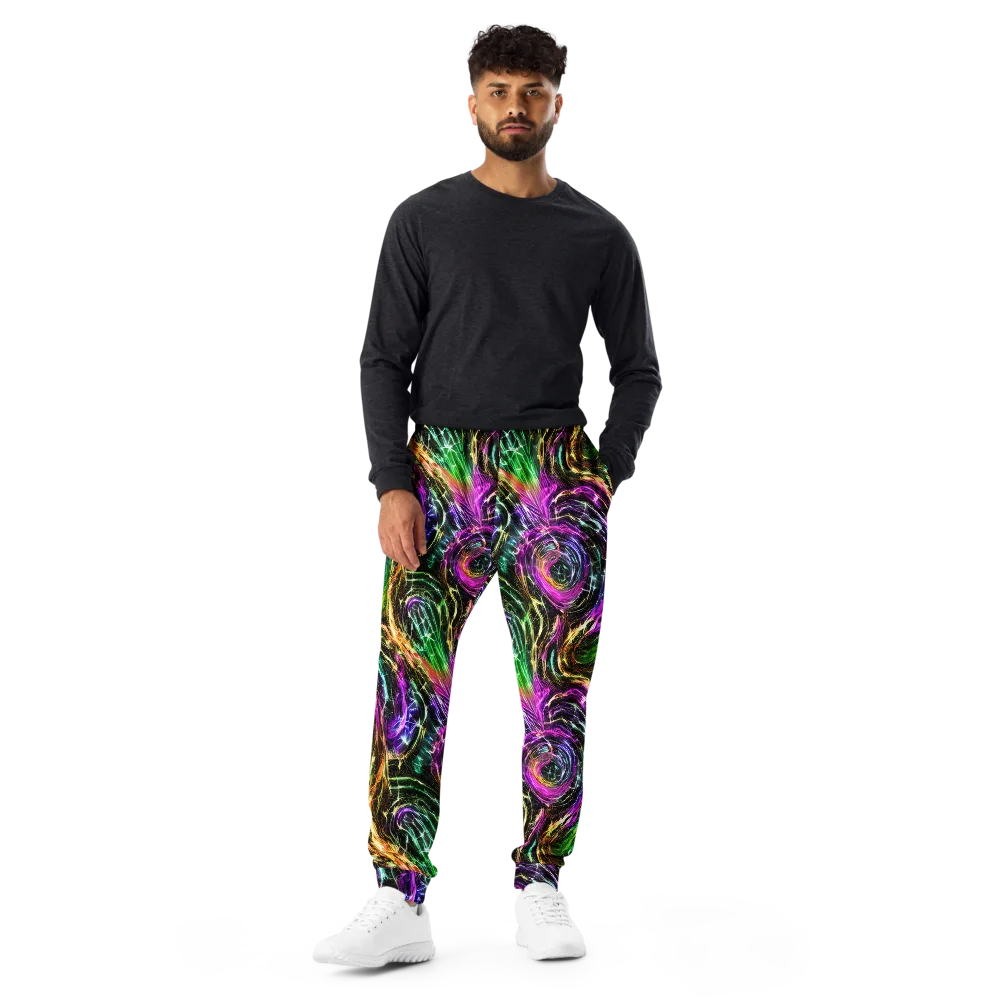 Liquid Riot on Men's Joggers — Front