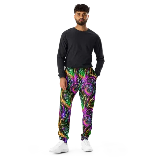 Liquid Riot on a Men's Joggers