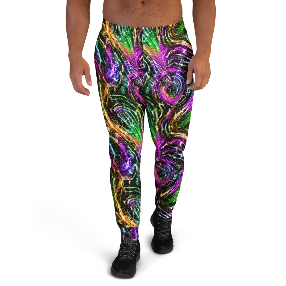 Liquid Riot on Men's Joggers — Front