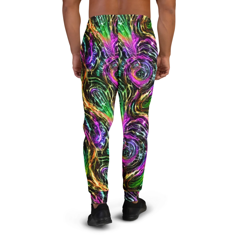 Liquid Riot on Men's Joggers — Back