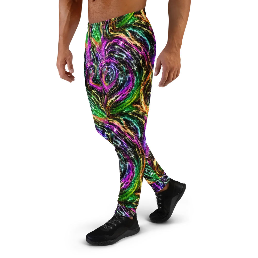 Liquid Riot on Men's Joggers — Left