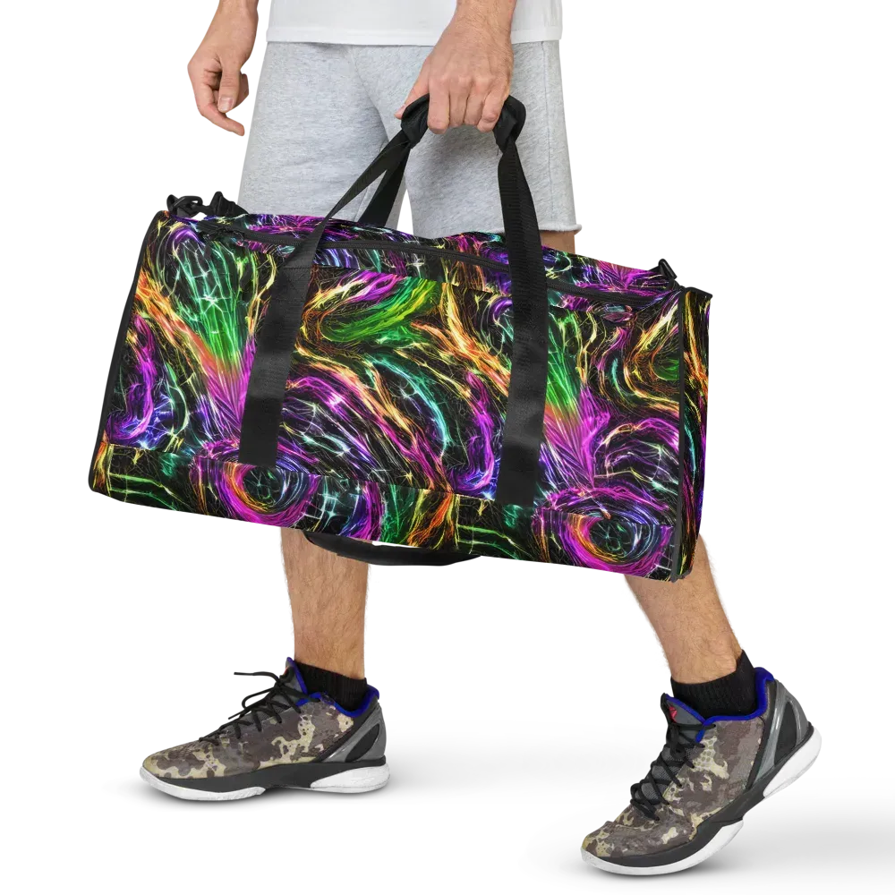 Liquid Riot on Duffle Bag — Front
