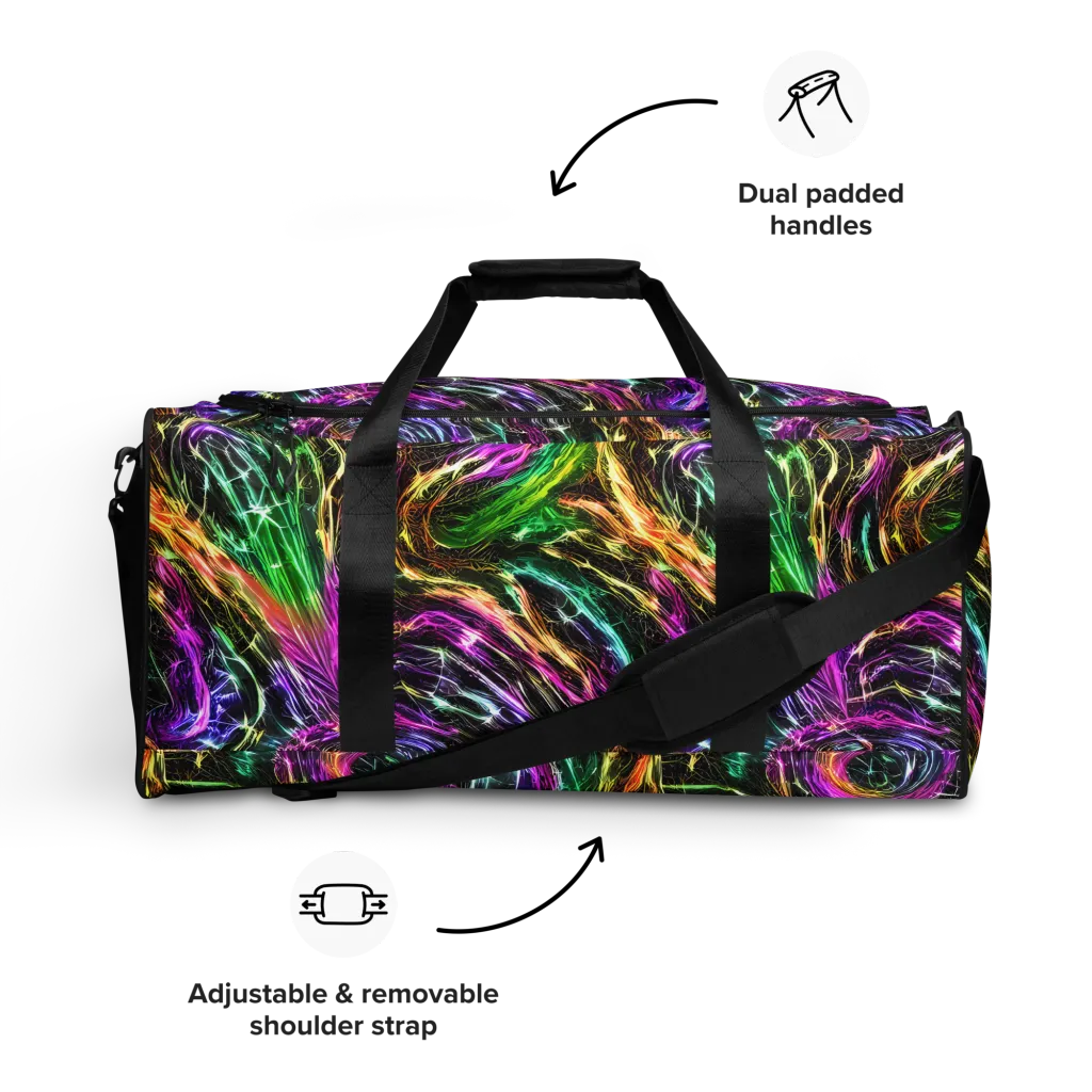 Liquid Riot on Duffle Bag — Front