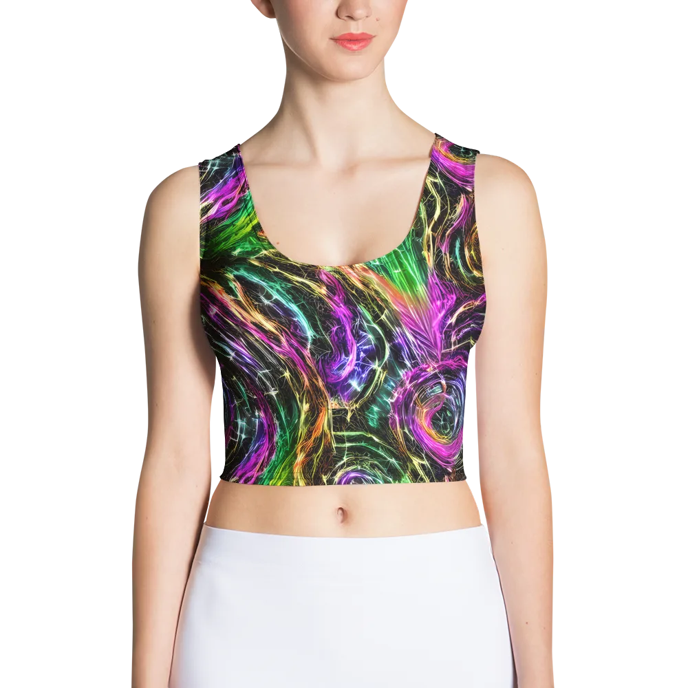 Liquid Riot on Crop Top — Front