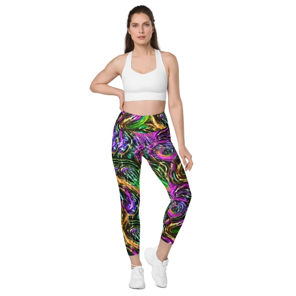 Liquid Riot on Leggings with Pockets — Front