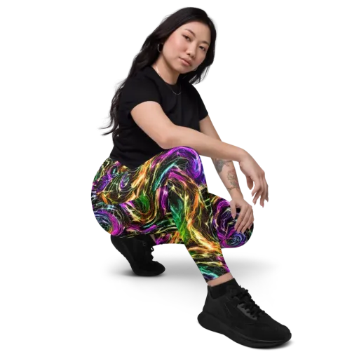 Liquid Riot on a Leggings with Pockets