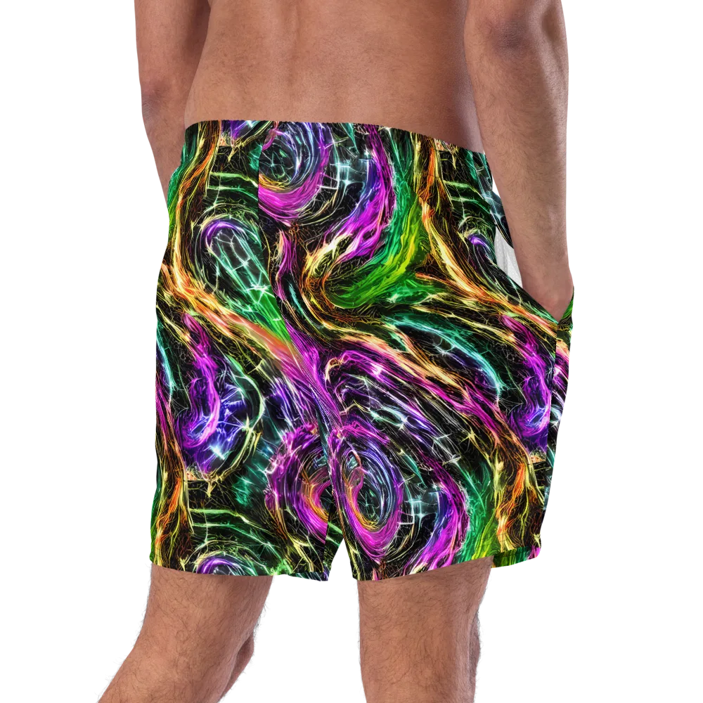 Liquid Riot on Swim Trunks — Right Back