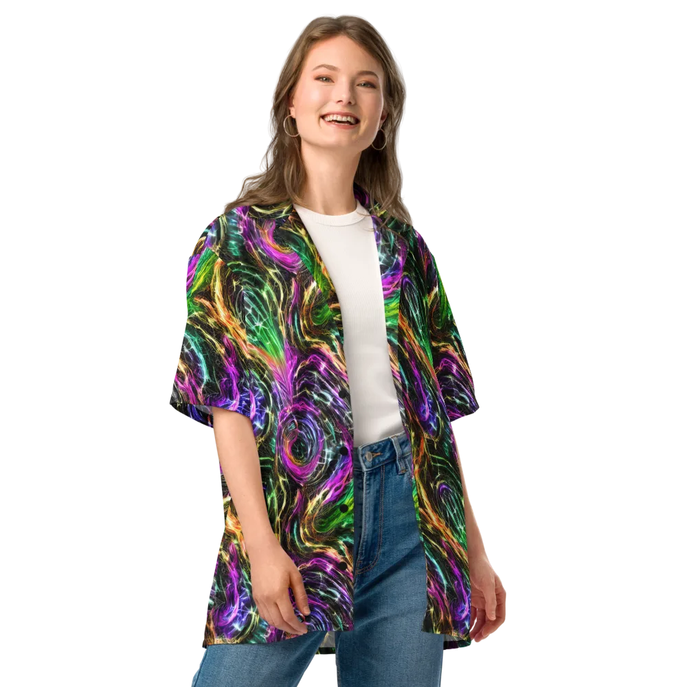 Liquid Riot on Button Shirt — Front