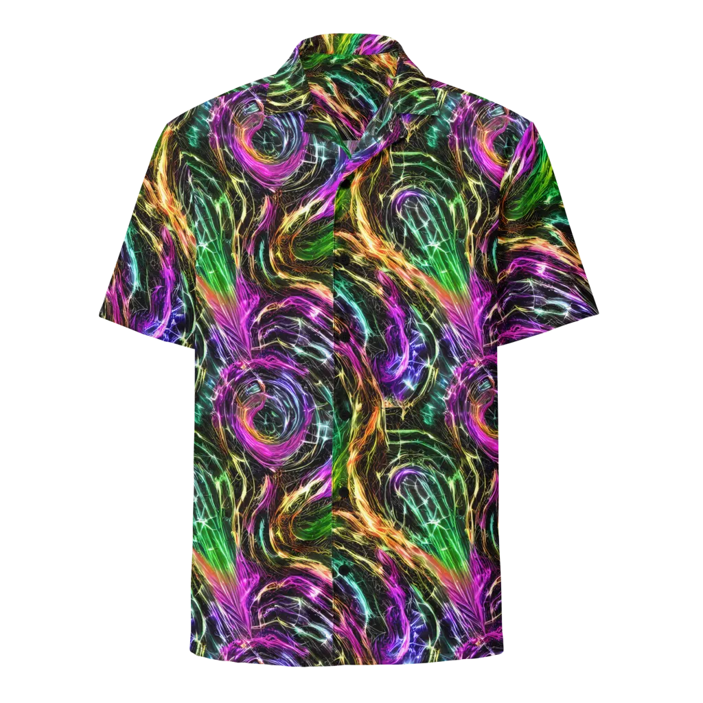 Liquid Riot on Button Shirt — Front