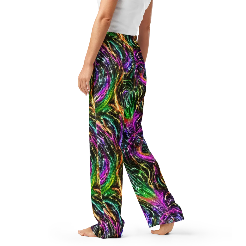 Liquid Riot on Women's Pajama Pants — Left
