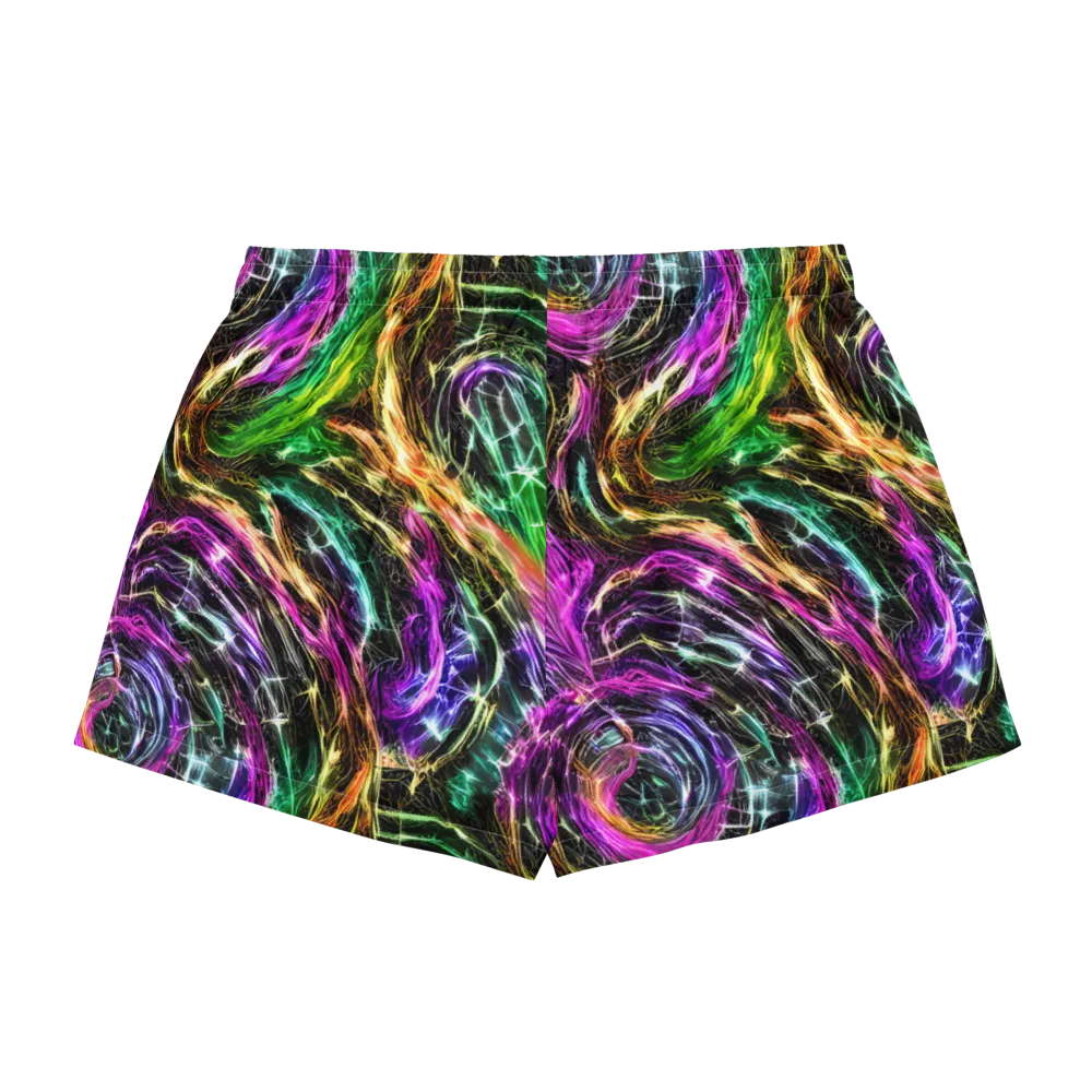 Liquid Riot on Women's Pajama Shorts — Back