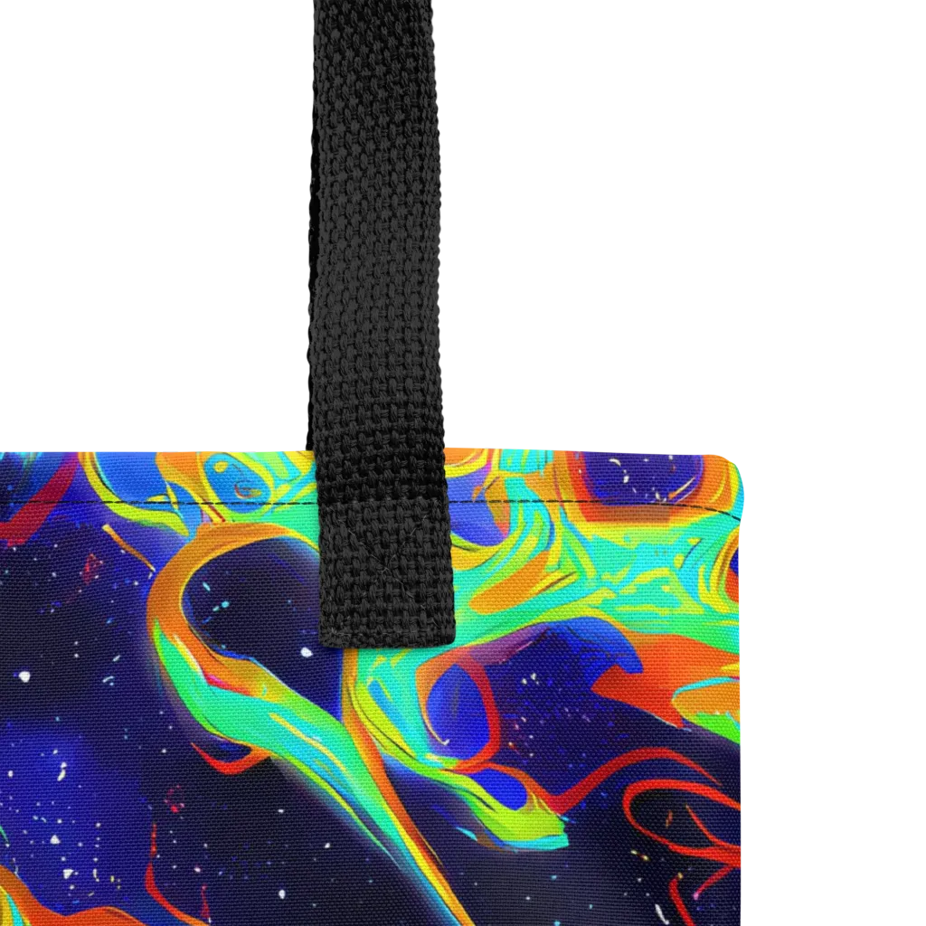 Neon Cosmos on Tote Bag — Product details
