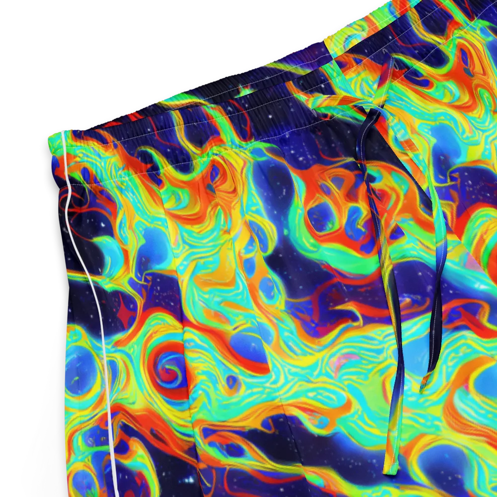 Neon Cosmos on Women's Pajama Shorts — Product details