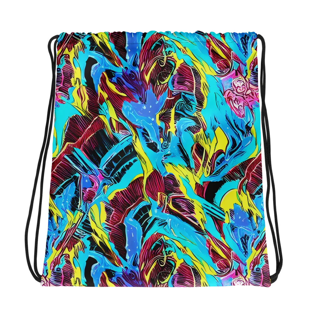Chromatic Flora on Drawstring Bag — Photo
